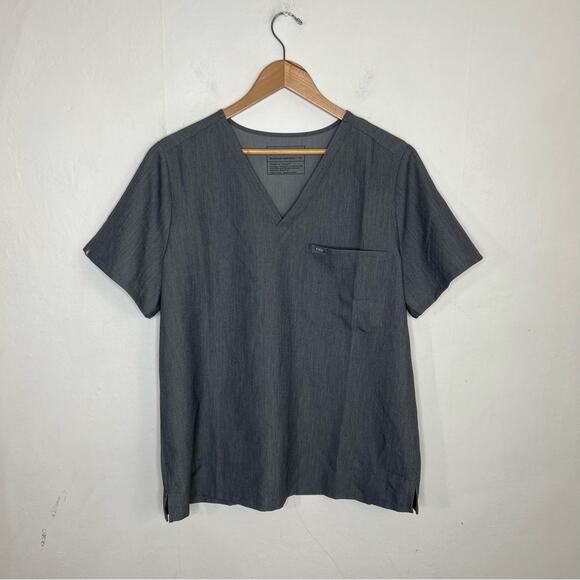 NWT Figs Catarina Gray One-Pocket Scrub Top™ Size XL - Picture 11 of 11